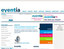 Tablet Screenshot of eventia.org.uk